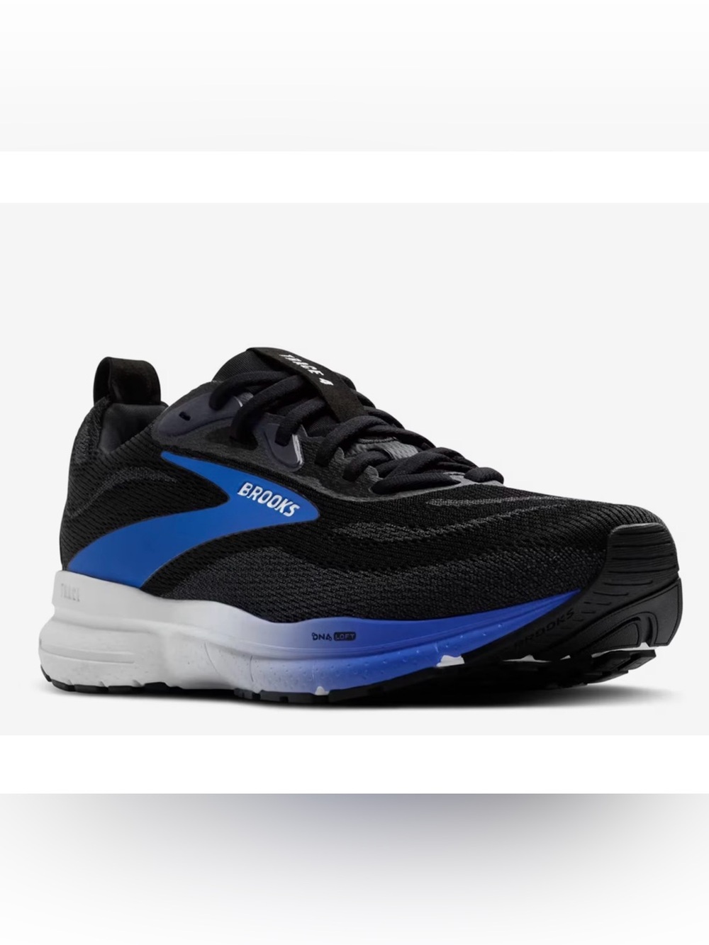 Brooks Trace 4 Running Shoes Sneakers Black Blue Men 8.5